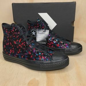 NIB Converse All Star Chuck Taylor Sequins Hi Top